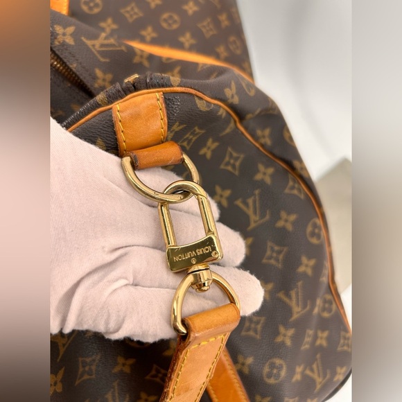 Louis Vuitton Keepall Bandolier 60 Monogram Canvas Travel Bag SD0946 Vintage - Picture 14 of 16